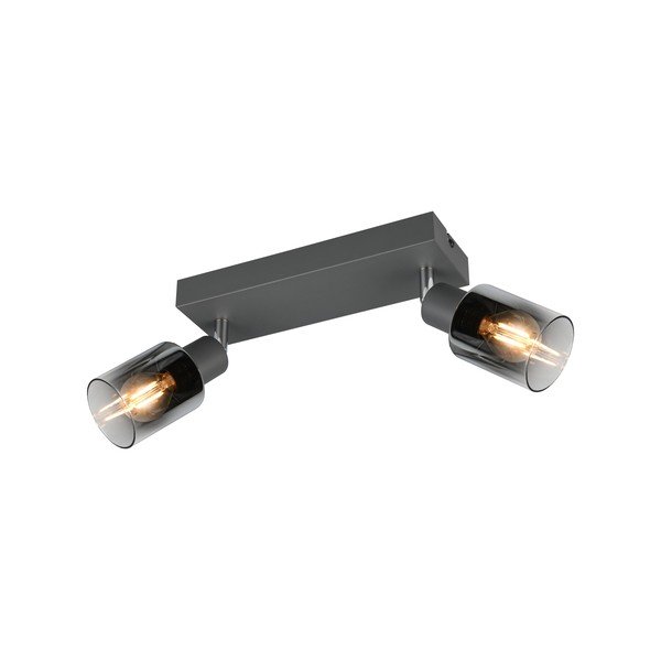 Antracitové bodové svítidlo ø 7 cm Cadiz – Reality-image-1