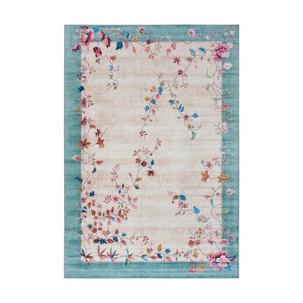 Krémovo-tyrkysový koberec 80x150 cm Amira – Hanse Home