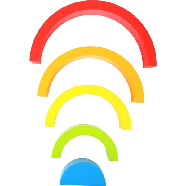 Dětská dřevěná skládací hra Legler Rainbow-image-2