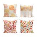 Sada 4 povlaků na polštáře Minimalist Cushion Covers Autumn Design, 45 x 45 cm