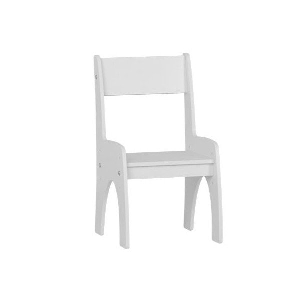 Bílá dětská židle Klips – Pinio