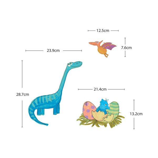 Nástěnná samolepka Ambiance Colourful Dino-image-2