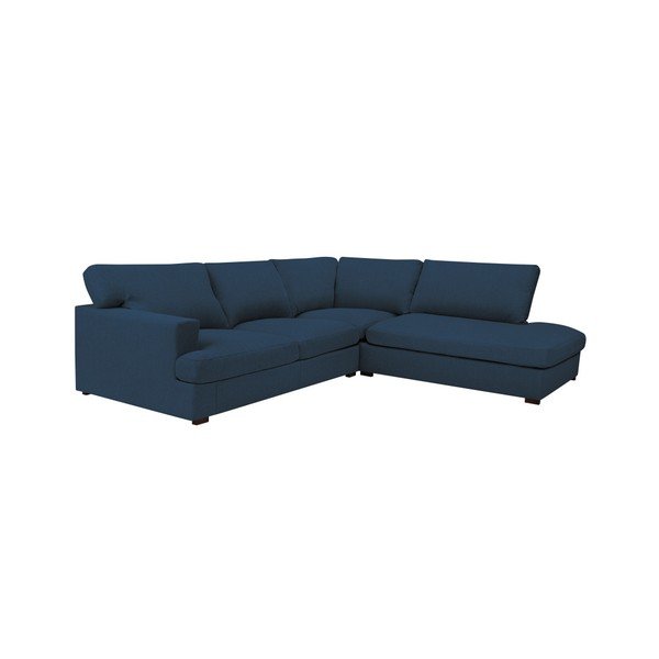 Modrá rohová pohovka Windsor & Co Sofas Daphne, pravý roh-image-1