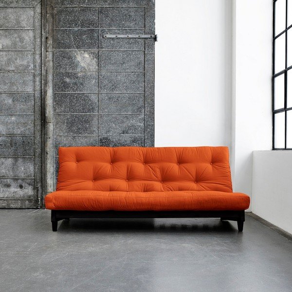 Rozkládací pohovka Karup Fresh Wenge/Orange