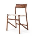 Hnědá/krémová jídelní židle Fawn – Gazzda