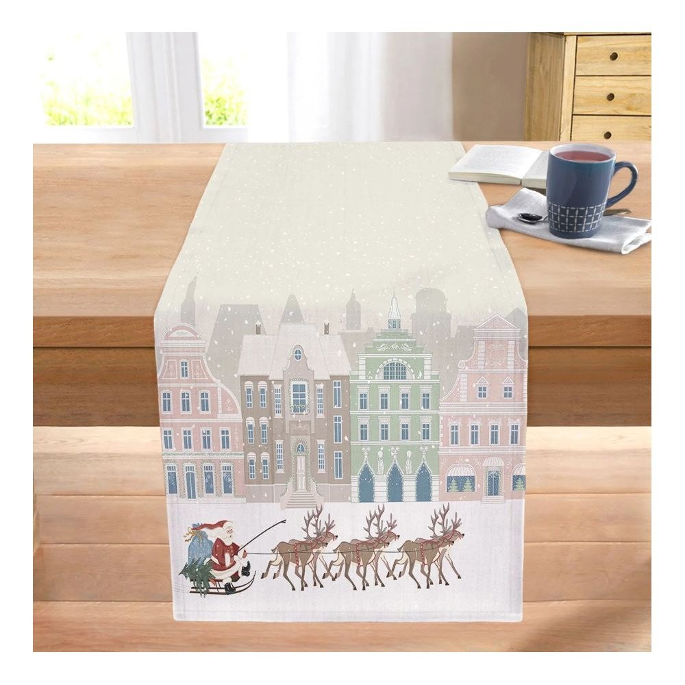 Běhoun na stůl s vánočním motivem 45x140 cm Merry Christmas – Mila Home