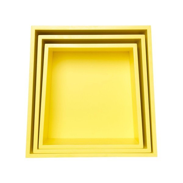 Sada 3 nástěnných polic Furniteam Design-image-4