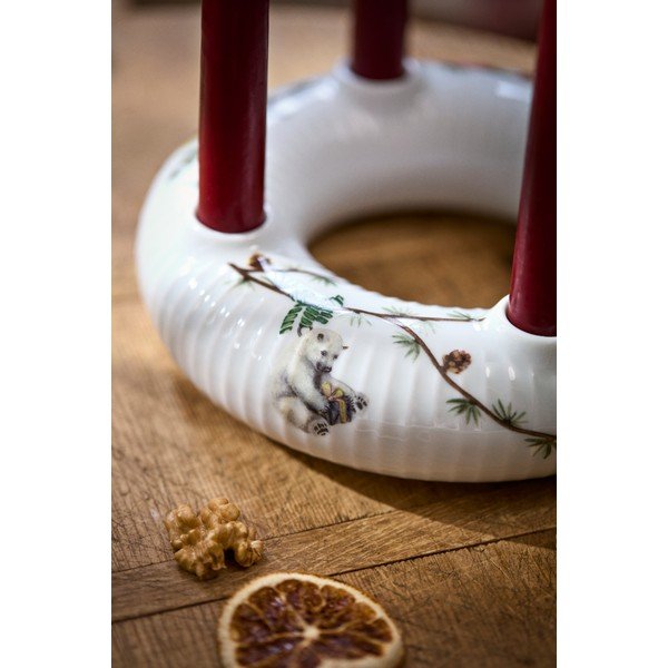 Porcelánový adventní svícen s vánočním motivem Hammershøi Christmas – Kähler Design-image-4