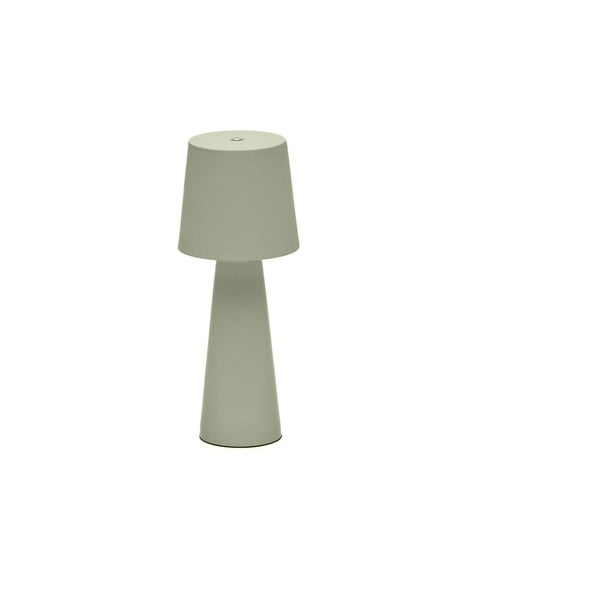 LED stmívatelná stolní lampa v mentolové barvě s kovovým stínidlem (výška 25 cm) Arenys – Kave Home