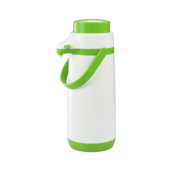 Zelená termoska s pumpičkou 1.7 l Family Colori – Tescoma