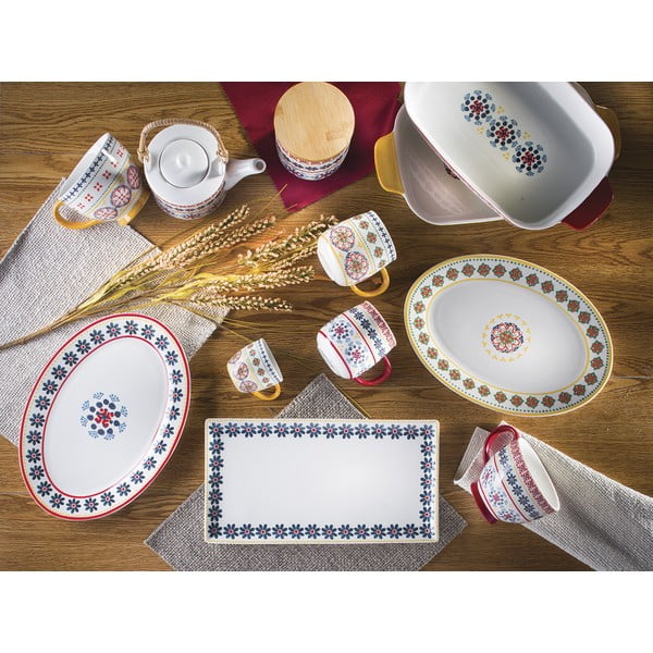 Porcelánový servírovací talíř Villa Altachiara Gardeny, 29,5 x 21 cm-image-1