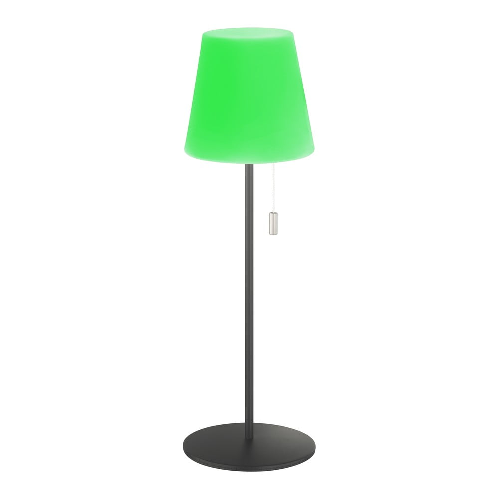 Zelená stmívatelná LED stolní lampa na dálkové ovládání (výška 38 cm) Talent – Fischer & Honsel