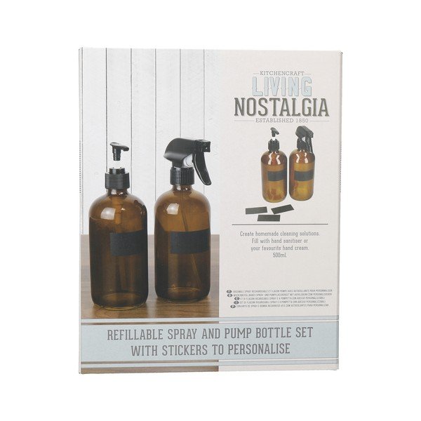 Sada 2 lahví na čisticí prostředky Kitchen Craft Living Nostalgia-image-3