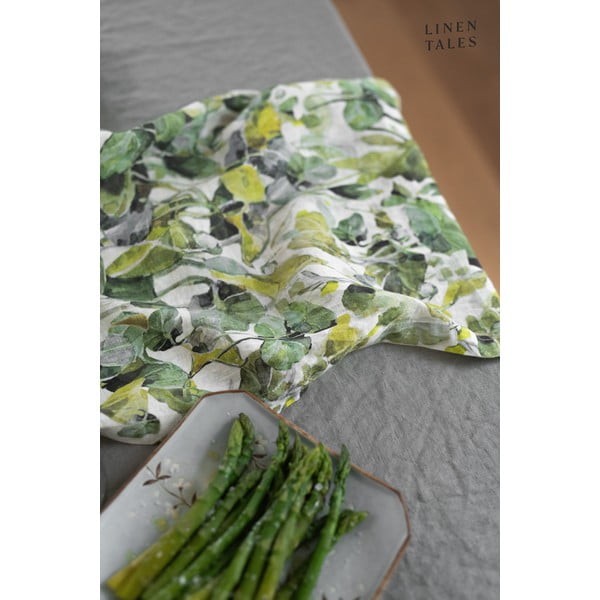 Lněný běhoun na stůl 40x200 cm Lotus – Linen Tales-image-1