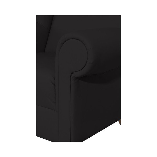 Černé křeslo ušák Max Winzer Monarch Black-image-4