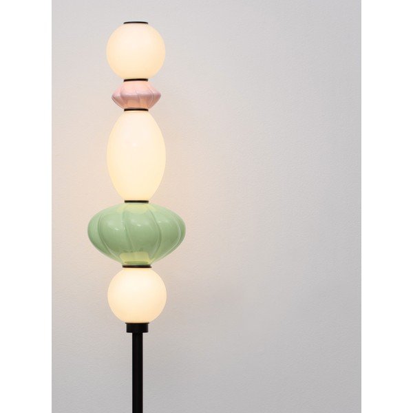 Keramická LED stmívatelná stojací lampa s keramickým stínidlem/se skleněným stínidlem (výška 136,5 cm) Oneta – Nova Luce-image-2