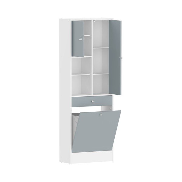 Šedo-bílá koupelnová skříňka 63x181 cm Combi – TemaHome-image-3
