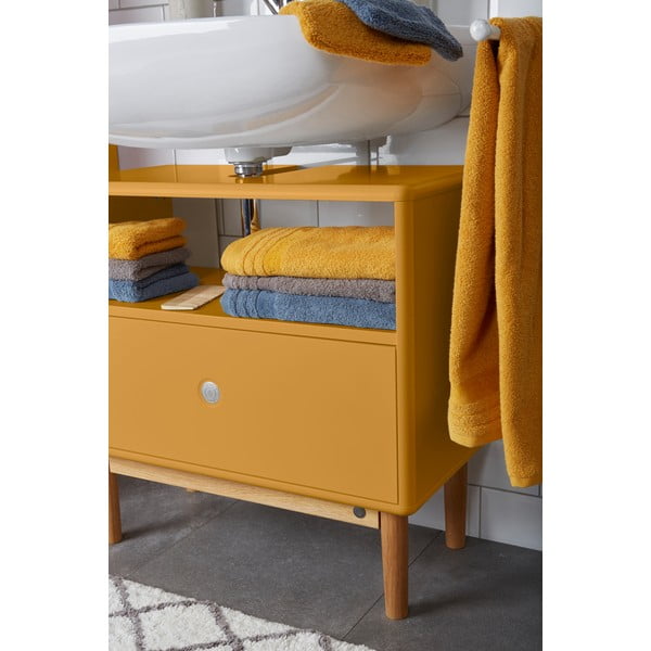 Skříňka pod umyvadlo v hořčicové barvě 66x45 cm Color Bath – Tom Tailor-image-1