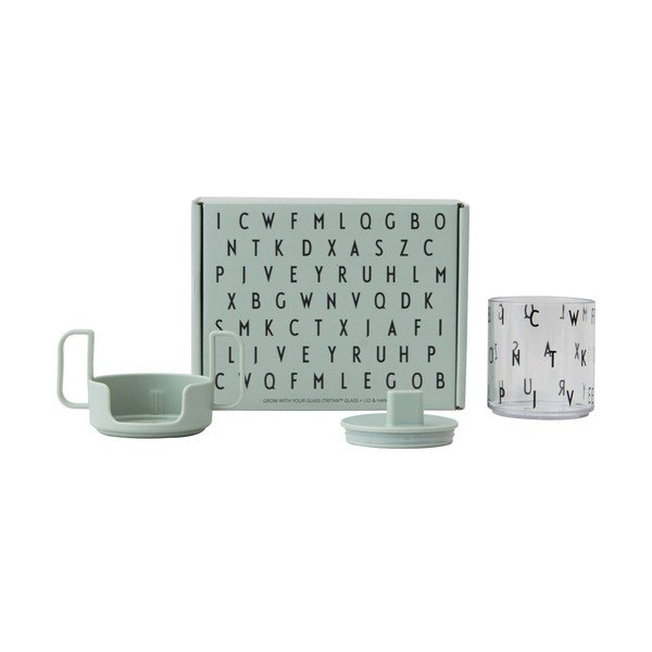 Zelený dětský hrnek Design Letters Grow With Your Cup-image-2