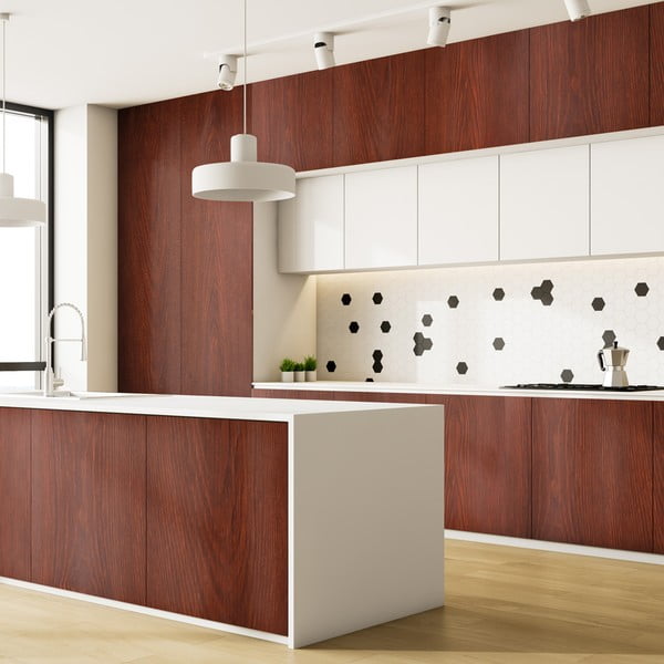 Samolepka na nábytek 200x60 cm Dark Walnut Wood – Ambiance-image-3