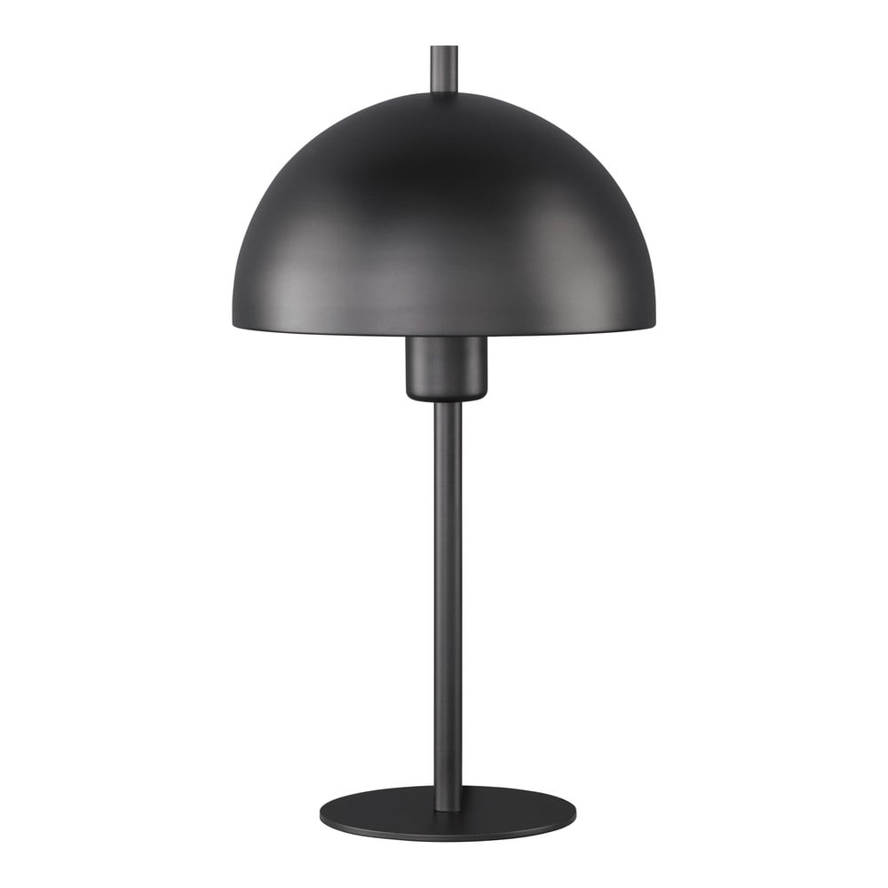 Černá stolní lampa s kovovým stínidlem (výška 33,5 cm) Kia – Fischer & Honsel
