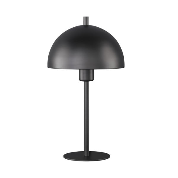 Černá stolní lampa s kovovým stínidlem (výška 33,5 cm) Kia – Fischer & Honsel