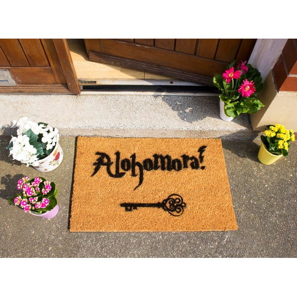 Rohožka z přírodního kokosového vlákna Artsy Doormats Alohomora, 40 x 60 cm-image-1