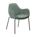 Světle zelené křeslo z textilie bouclé Zimmer – DAN-FORM Denmark