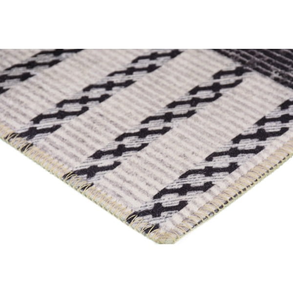 Šedý pratelný koberec 80x50 cm - Vitaus-image-2