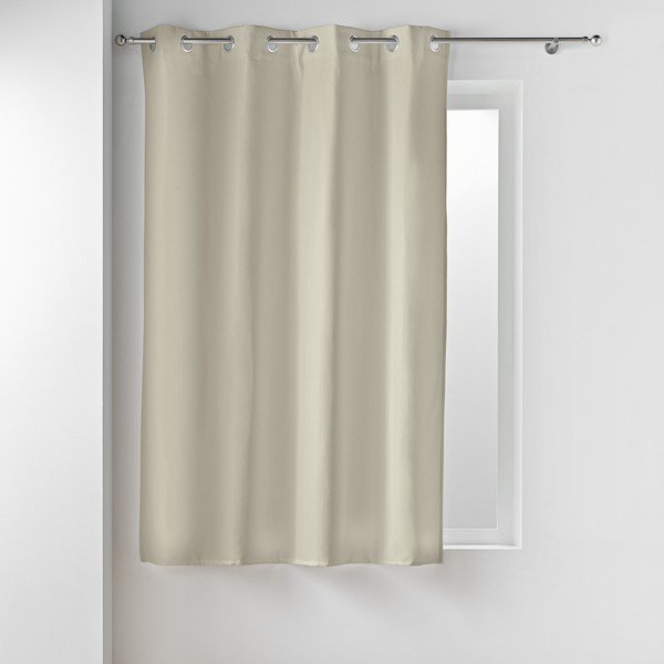 Béžový termo/dimout závěs z mikrovlákna 135x180 cm Micropolar – douceur d'intérieur