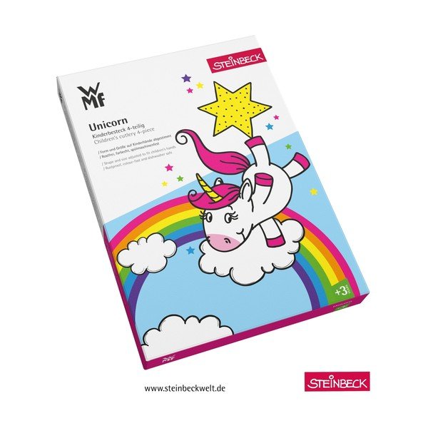 Sada 4 dětských příborů z nerezové oceli WMF Unicorn-image-2