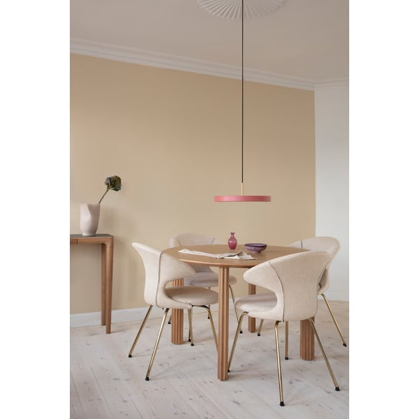 Růžové LED závěsné svítidlo s kovovým stínidlem ø 43 cm Asteria Medium – UMAGE-image-1