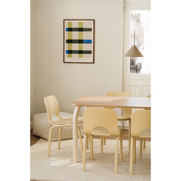 Jídelní stůl s deskou v dubovém dekoru 80x140 cm Meko – noo.ma-image-3