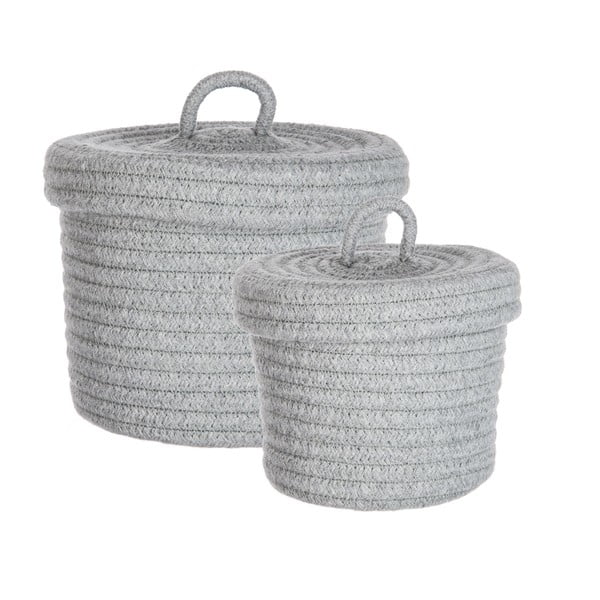 Sada 2 košíků Grey Baskets