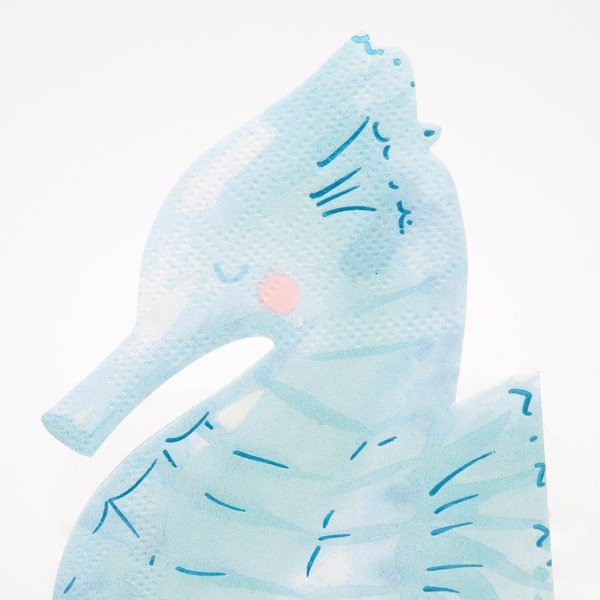 Papírové ubrousky v sadě 16 ks Seahorse – Meri Meri-image-3