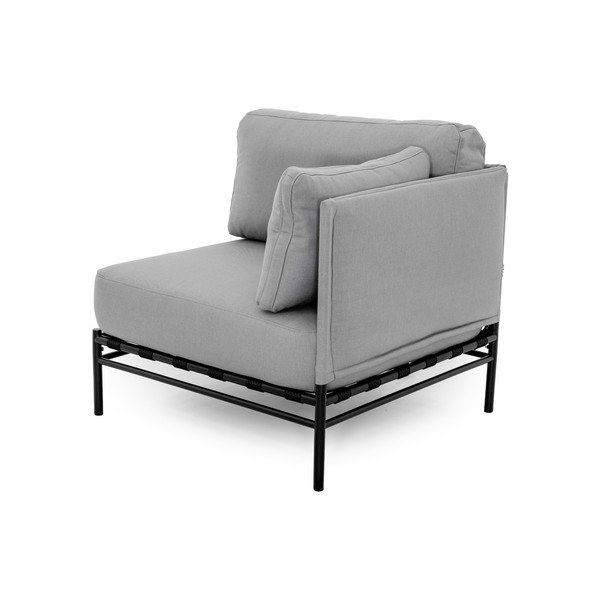 Světle šedý variabilní modul zahradní pohovky Dandy – Sit Sit-image-3