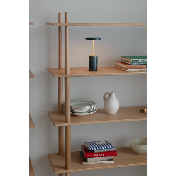 Zelená mramorová LED stmívatelná stolní lampa s kovovým stínidlem (výška 25,5 cm) Asteria Move Mini – UMAGE-image-1