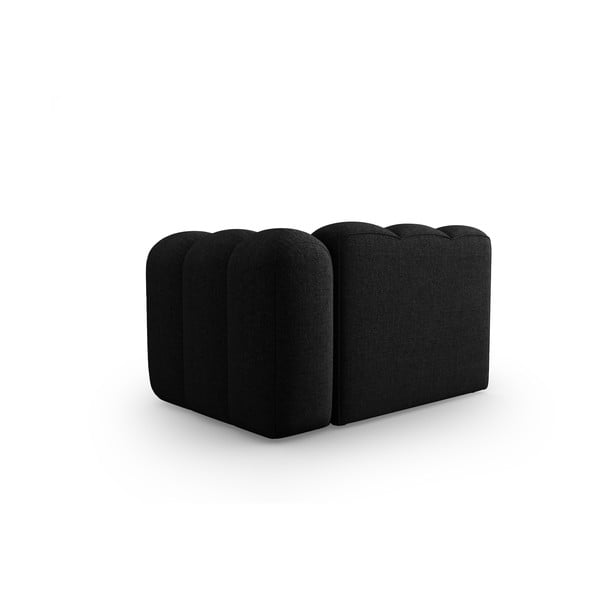 Černoantracitový modul pohovky (pravý roh) Lupine – Micadoni Home-image-3