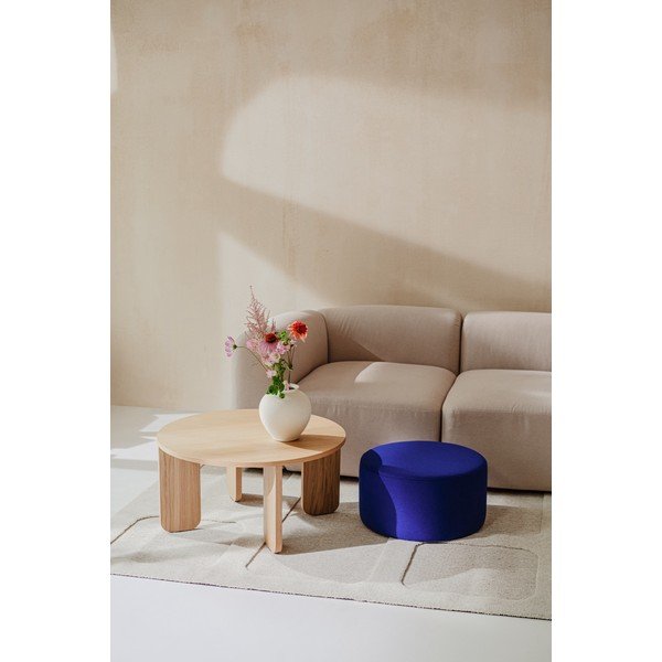 Modrý vlněný taburet Folk – noo.ma-image-4