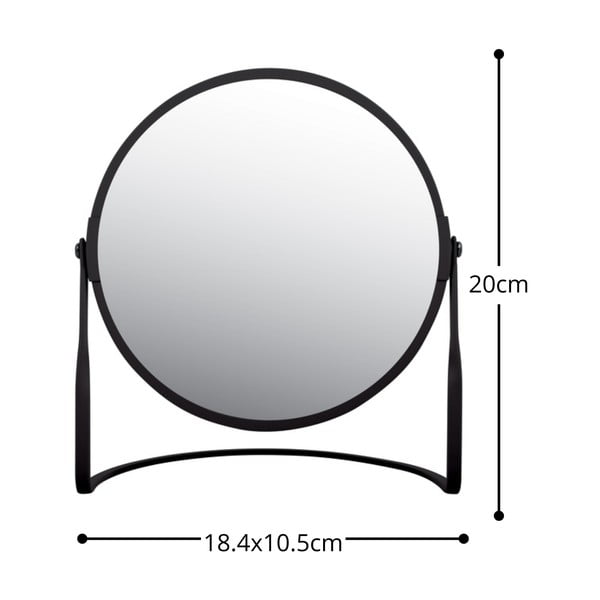 Kosmetické zvětšovací zrcadlo (zvětšení 5x) ø 18 cm Akira – Spirella-image-3