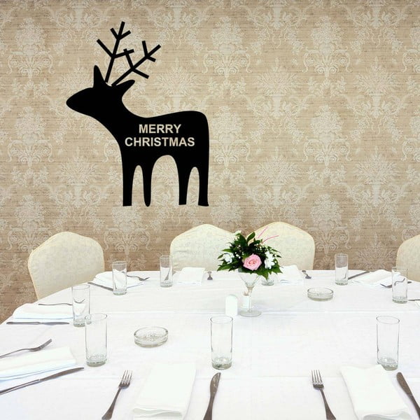 Samolepka na stěnu Reindeer, 34 x 44 cm
