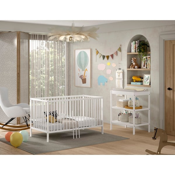 Set dětského nábytku z bukového dřeva 2 ks Dino – Vipack-image-1