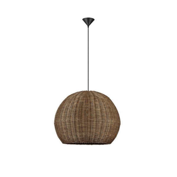 Ratanové závěsné svítidlo v přírodní barvě ø 39 cm Rielo – Nova Luce