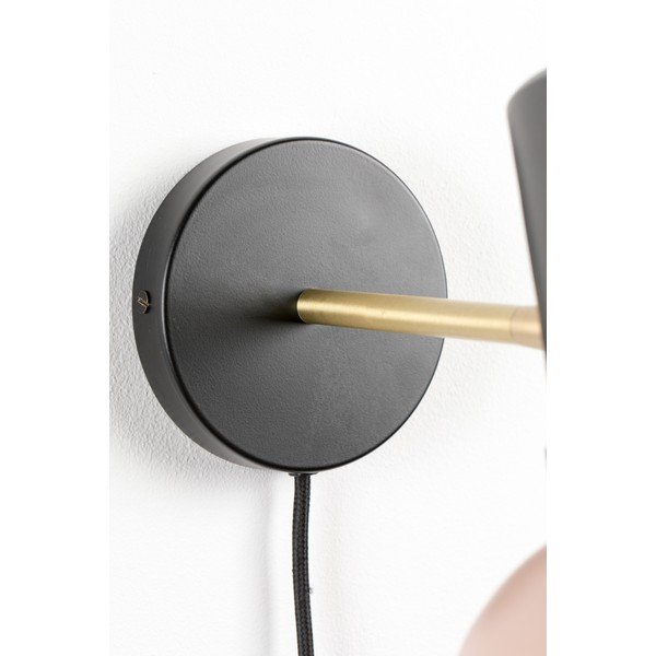 Šedo-růžové nástěnné svítidlo Zuiver Charlie-image-1