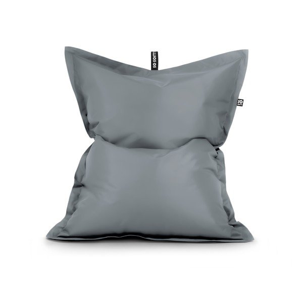 Šedý sedací vak z imitace kůže Pad XL – So Soft?