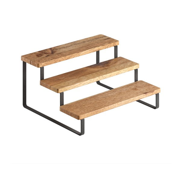 Dřevěný organizér na kořenky York – Metaltex