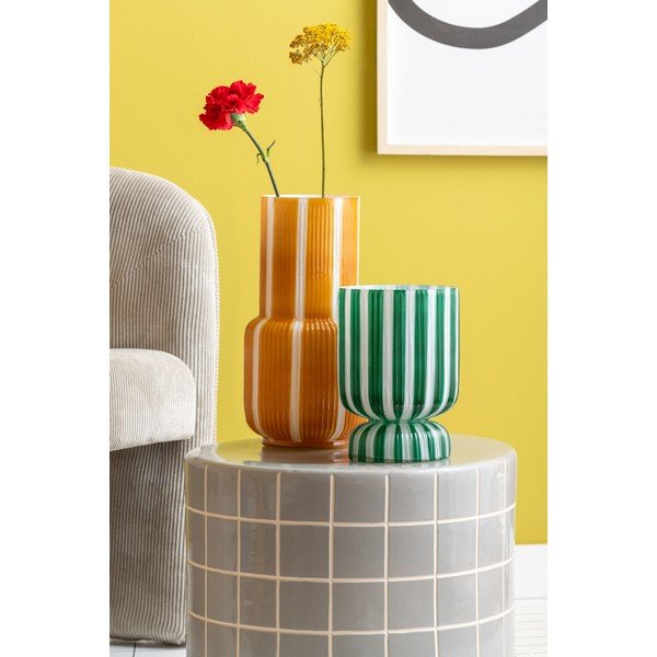 Keramický kulatý odkládací stolek ø 42 cm Retro Tiles – Leitmotiv-image-2