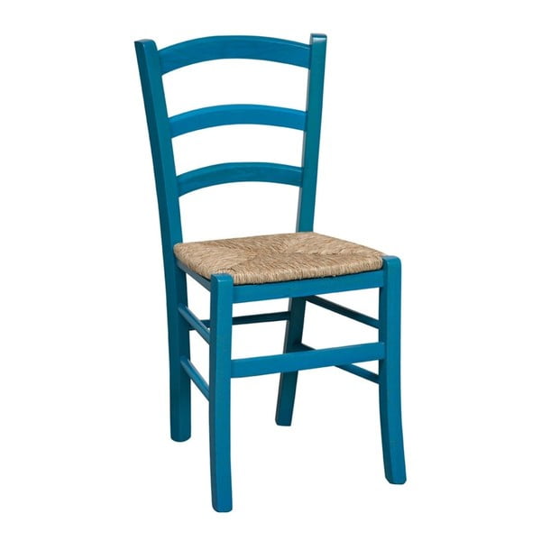 Modrá židle z bukového dřeva Crido Consulting Alis