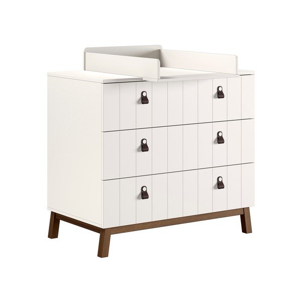 Béžová dětská komoda s přebalovacím pultem 98,5x94x57 cm Sezane – Vipack