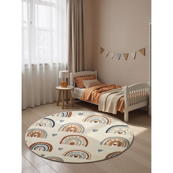 Krémový dětský koberec ø160 cm Bowie – Hanse Home-image-2